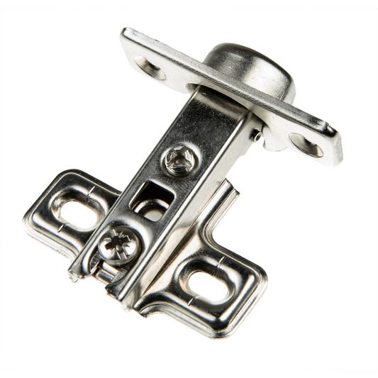 Caja con 100 juegos de Bisagra bidimensional mini cobertura completa