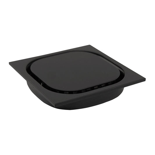 Caja con 5 piezas de Coladera para Drenaje de Baño Negro