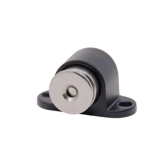 Caja con 20 piezas de tope de puerta magnético Negro Mate TIPO 17A