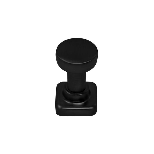 Caja con 25 piezas de Perchero de Zinc 1 Botón 2153 Negro Mate