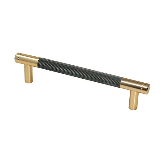 Caja con 25 piezas de Jaladera de Aleación de Aluminio 128 Trefilado de Cobre + Gris