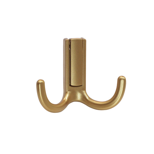 Caja con 25 piezas de Perchero de Aleación de Zinc S-6291 Dorado Perla