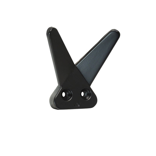 Caja con 25 piezas de Perchero de Aleación de Zinc S-6292 Negro Mate