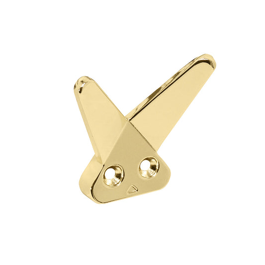 Caja con 25 piezas de Perchero de Aleación de Zinc S-6292 Dorado K