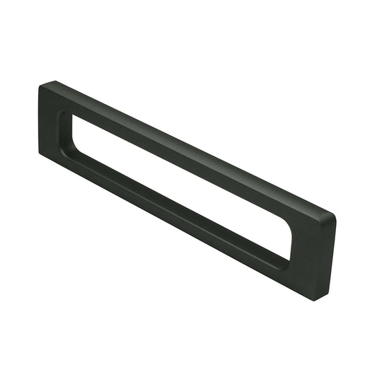 Caja con 25 piezas de Jaladera de Aleación de Aluminio 128 Negro Mate