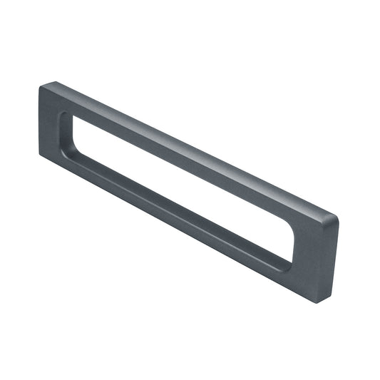 Caja con 25 piezas de Jaladera de Aleación de Aluminio 128 Gris Hierro Mate