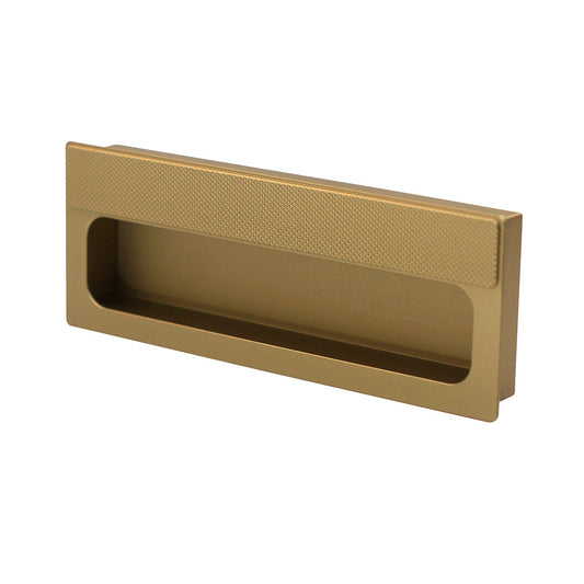 Caja con 25 piezas de Jaladera de Aluminio 120 Latón Antiguo Cepillado