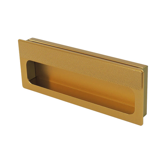 Caja con 25 piezas de Jaladera de Aluminio 120 Dorado