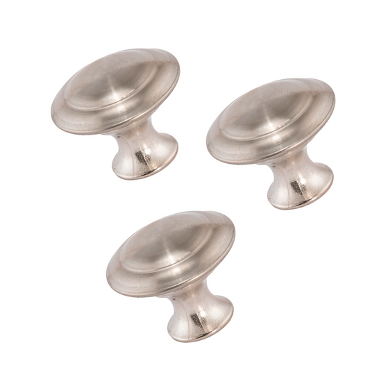 Caja con 50 piezas de Boton Acero Inoxidable