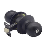 Caja con 6 piezas de Cerradura de Pomo 587 Negro Mate Entrada