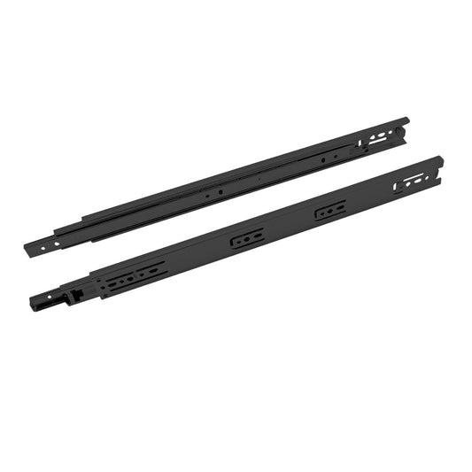 Caja con 15 piezas de Corredera Angosta Ext. 30cm Negra