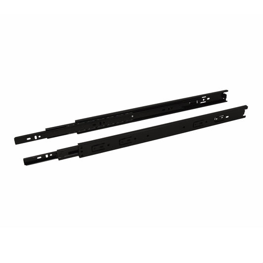 Caja con 15 piezas de Corredera Angosta Ext. 50cm Negra