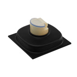 Caja con 5 piezas de Coladera para Drenaje de Baño Negro