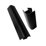 Caja con 10 piezas de Esquinero para zoclo 90° color negro