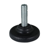 Caja con 100 piezas de Nivelador Plastico Ø de Base 1 1/2" con Tornillo 1/4" X 1"