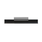 Caja con 25 piezas de Jaladera de Aleación de Aluminio 96 Negro Mate + Gris Caballero