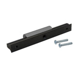 Caja con 25 piezas de Jaladera de Aleación de Aluminio 96 Negro Mate + Gris Caballero