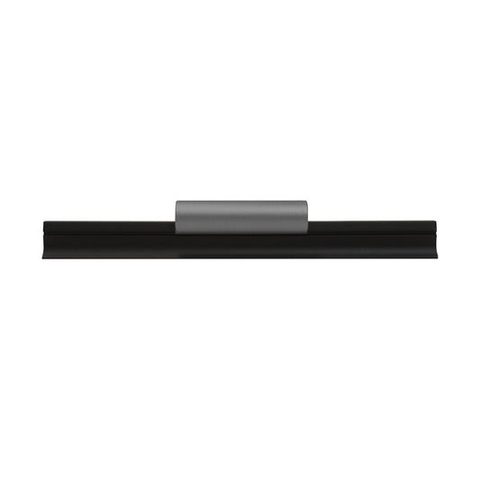 Caja con 25 piezas de Jaladera de Aleación de Aluminio 128 Negro Mate + Gris Caballero