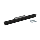 Caja con 25 piezas de Jaladera de Aleación de Aluminio 128 Negro Mate + Gris Caballero