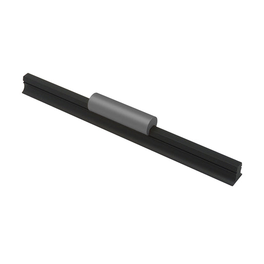 Caja con 25 piezas de Jaladera de Aleación de Aluminio 160 Negro Mate + Gris Caballero