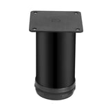Caja con 20 piezas de Pata de Sofá 100mm Inox color negro
