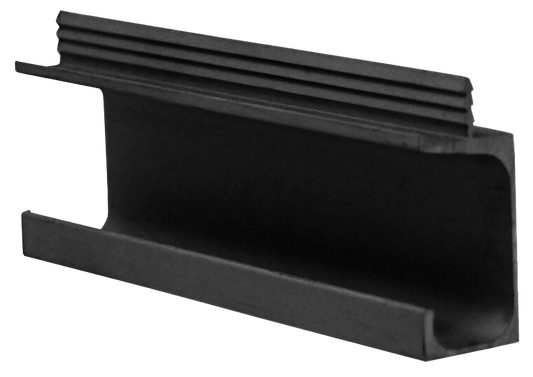 Caja con 20 piezas de Perfil de alumnio 75 3m Negro