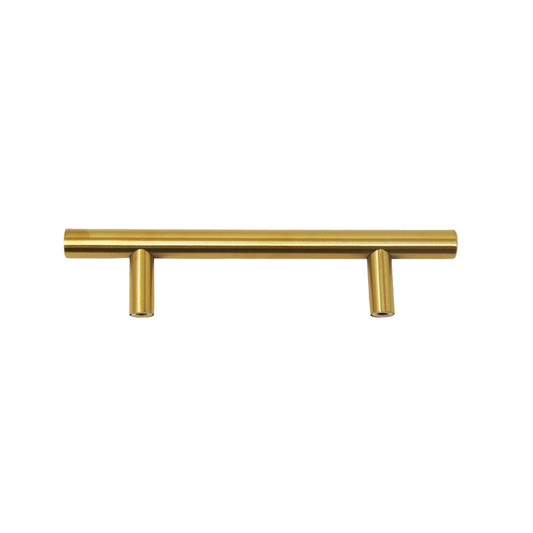 Caja con 50 piezas de Jaladera de Barra Hueca T116-H2 Dorado