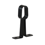 Caja con 50 piezas de soporte central  Oval de 1" Galv. Negro