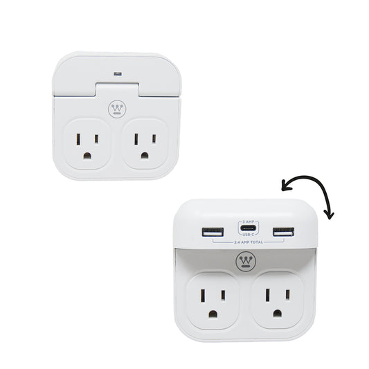 Multicontacto con usb