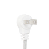 Extensión eléctrica de 4.6 metros con 3 contactos tipo cordón (blanco)