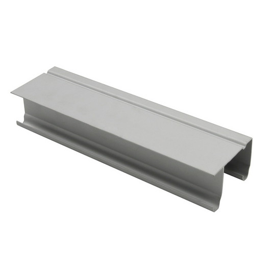 Caja con 20 piezas de Riel De Aluminio 2m Tipo JJ
