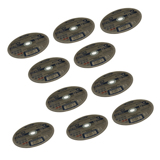Caja con 10 piezas de Disco de Corte Para Acero Inoxidable de 7"