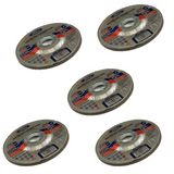 Caja con 5 piezas de Disco de Desbaste Para Metal de 4 1/2"