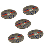 Caja con 5 piezas de Disco de Desbaste Para Metal de 7"