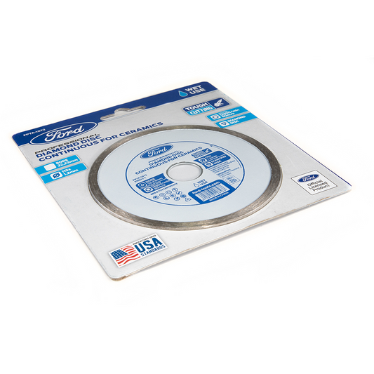 Caja con 1 pieza de Disco Diamantado Contínuo de Corte Húmedo Para Cerámica 4 1/2"