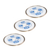 Caja con 1 pieza de Disco Diamantado Contínuo de Corte Húmedo Para Cerámica 4 1/2"