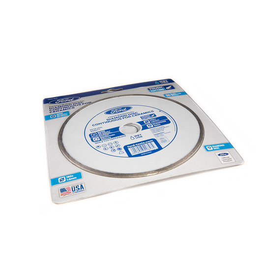 Caja con 1 pieza de Disco Diamantado Contínuo de Corte Húmedo Para Cerámica 7"