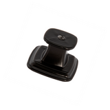 Caja con 50 piezas de Botón Aluminio color negro