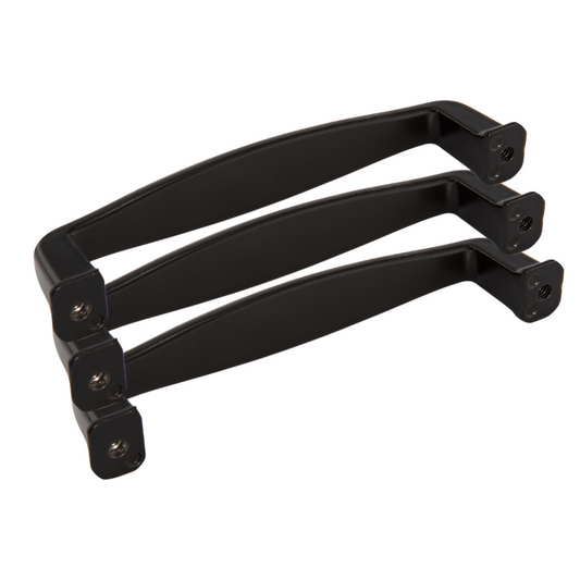 Caja con 50 piezas de Jaladera Aluminio 96 mm color negro