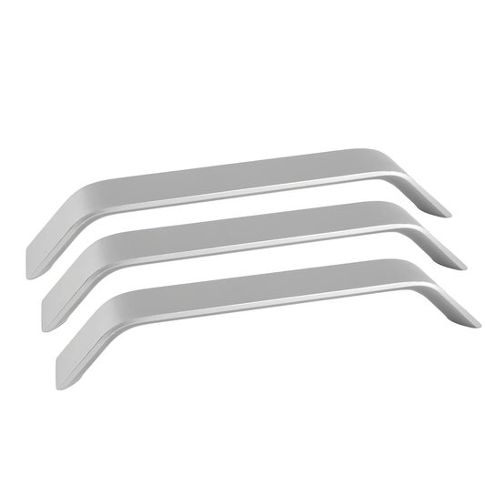 Caja con 50 piezas de Jaladera Aluminio 160 mm