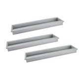 Caja con 25 piezas de Jaladera Aluminio 192 mm