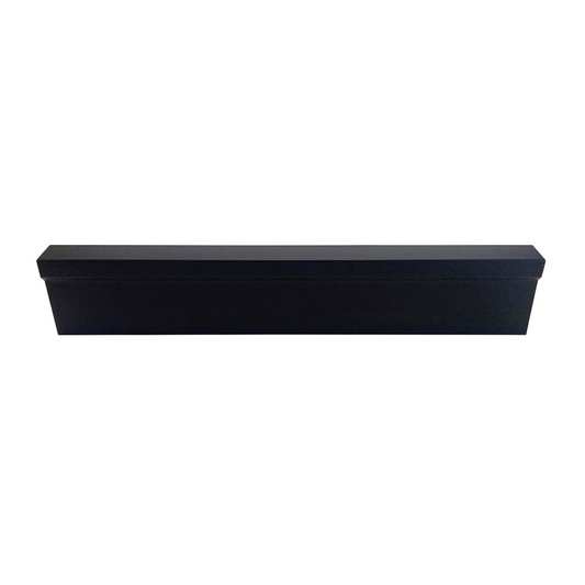 Caja con 10 piezas de Jaladera Aluminio negra 256 mm