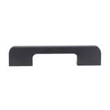 Caja con 50 piezas de Jaladera Aluminio 128 mm Negra