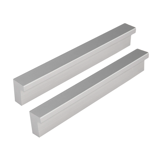 Caja con 50 piezas de Jaladera Aluminio 128 mm