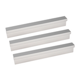 Caja con 50 piezas de Jaladera Aluminio 128 mm
