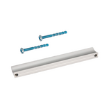 Caja con 50 piezas de Jaladera Aluminio 96 mm