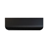 Caja con 25 piezas de Jaladera de Aluminio 120 Negro Mate