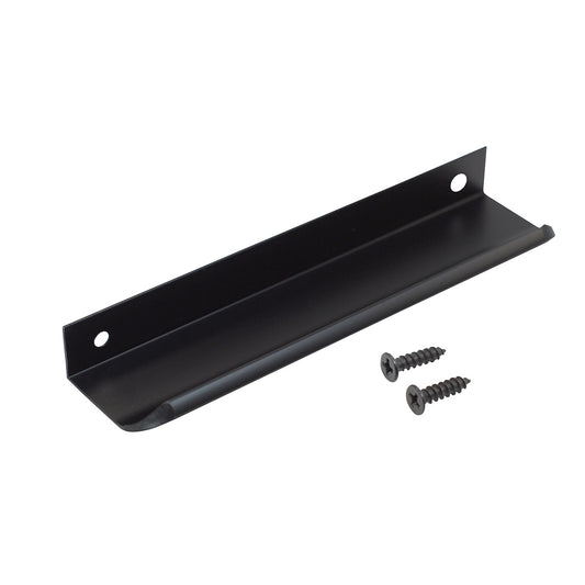 Caja con 25 piezas de Jaladera de Aluminio 150 Negro Mate