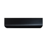 Caja con 25 piezas de Jaladera de Aluminio 150 Negro Mate