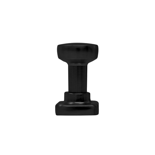 Caja con 25 piezas de Perchero de Zinc 1 Botón 2153 Negro Mate